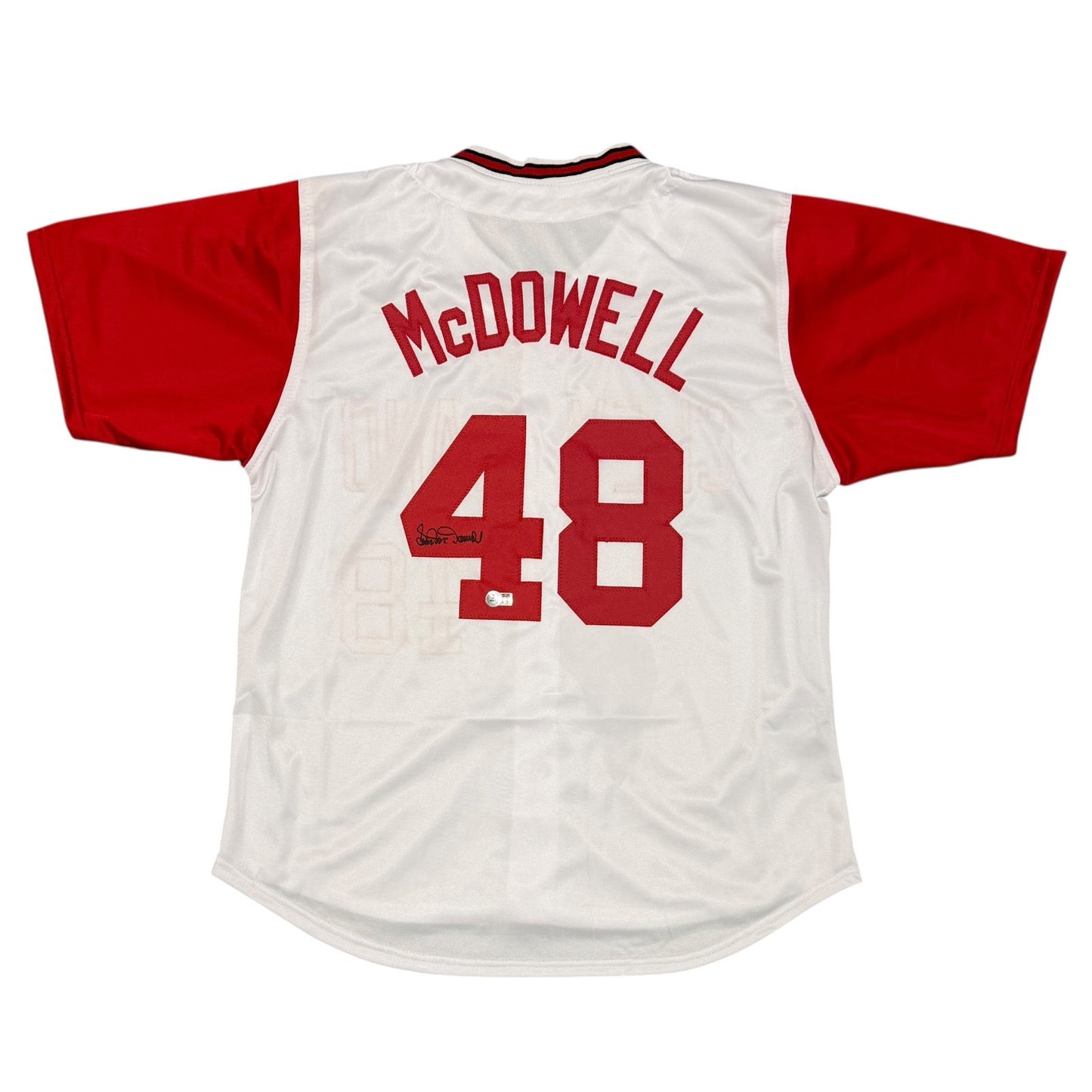 Sam McDowell Signed Cleveland Indians Custom Jersey (Beckett COA)