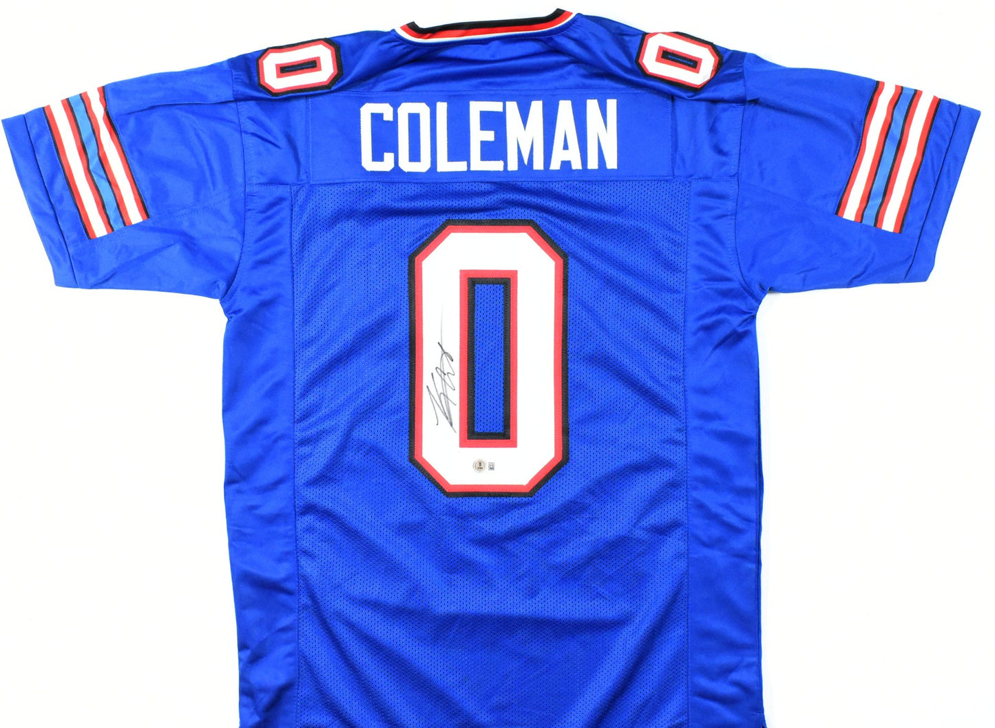 Keon Coleman Autographed Buffalo Bills Blue Jersey