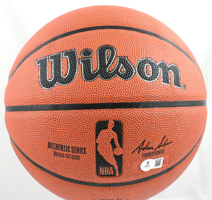Patrick Ewing Autographed Wilson Authentic Series NBA Basketball