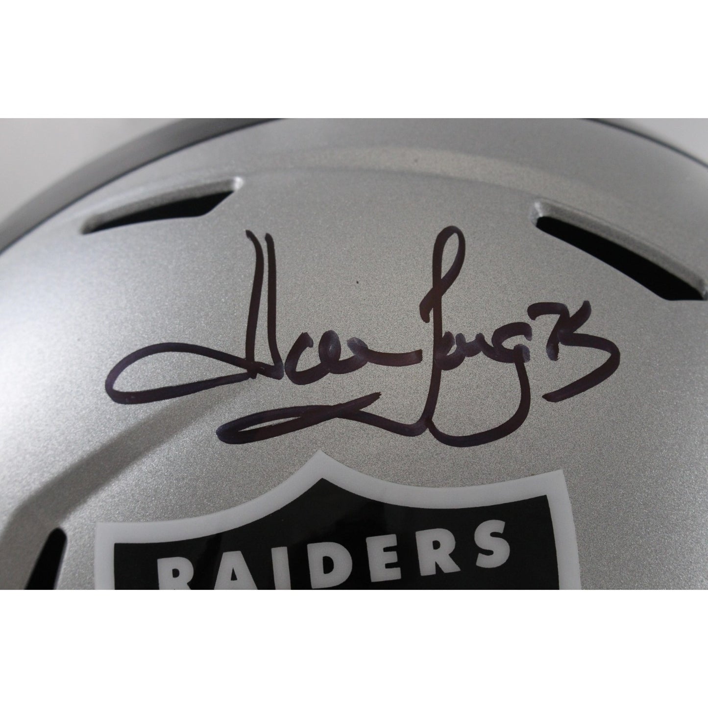 Howie Long Las Vegas Raiders Autographed Full Size Replica Helmet
