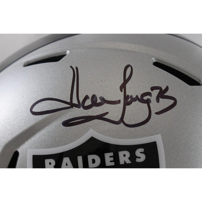 Howie Long Las Vegas Raiders Autographed Full Size Replica Helmet