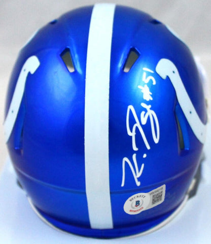 Kwity Paye Signed Indianapolis Colts Flash Speed Mini Helmet