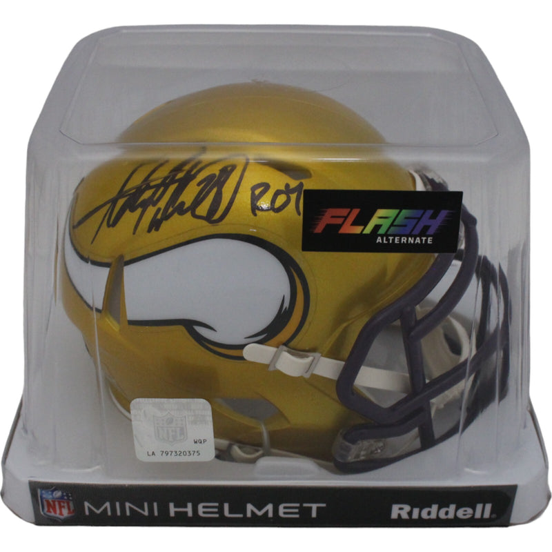 Adrian Peterson Signed Minnesota Vikings Flash Mini Helmet (ROY 07)