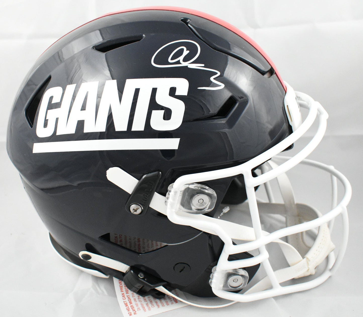Abdul Carter Signed New York Giants 1981-99 Throwback Full Size Helmet