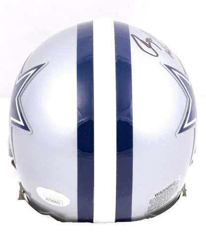 Roger Staubach Signed Dallas Cowboys Black Mini Helmet (HOF Inscription)