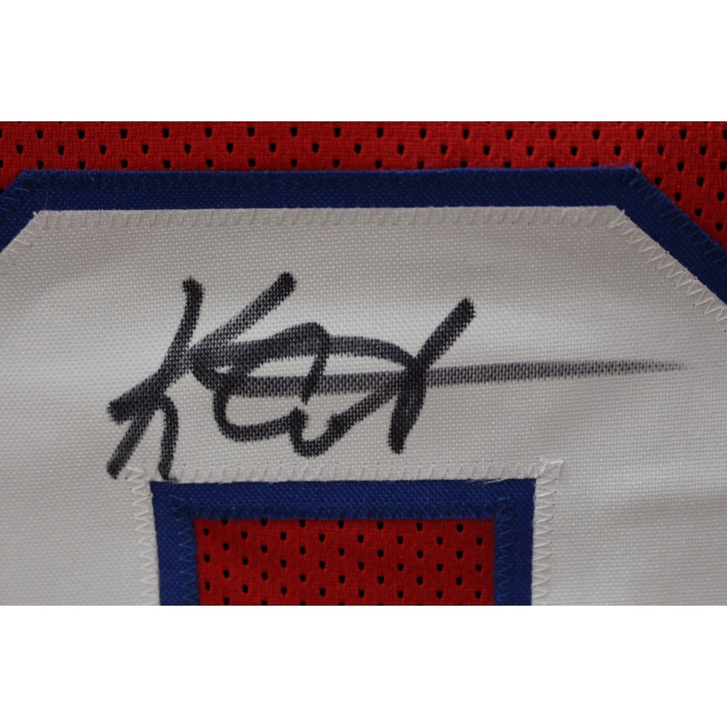 Keon Coleman Signed Pro Style Red Football Jersey