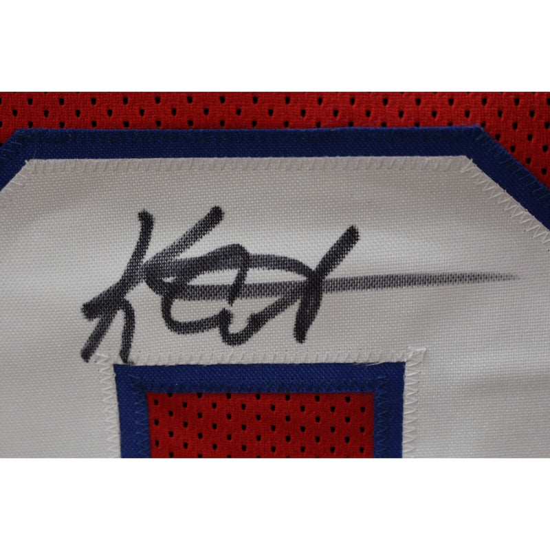 Keon Coleman Signed Pro Style Red Football Jersey