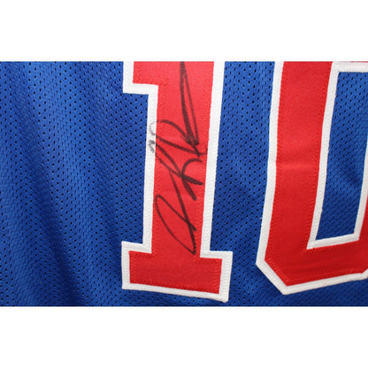 Dennis Rodman Signed Detroit Pistons Style Basketball Jersey (JSA)