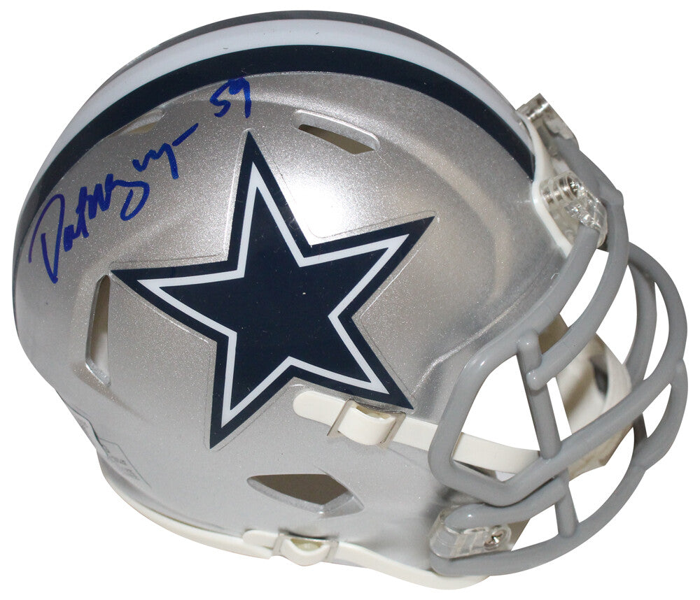 Dat Nguyen Dallas Cowboys Autographed Speed Mini Helmet (Beckett)