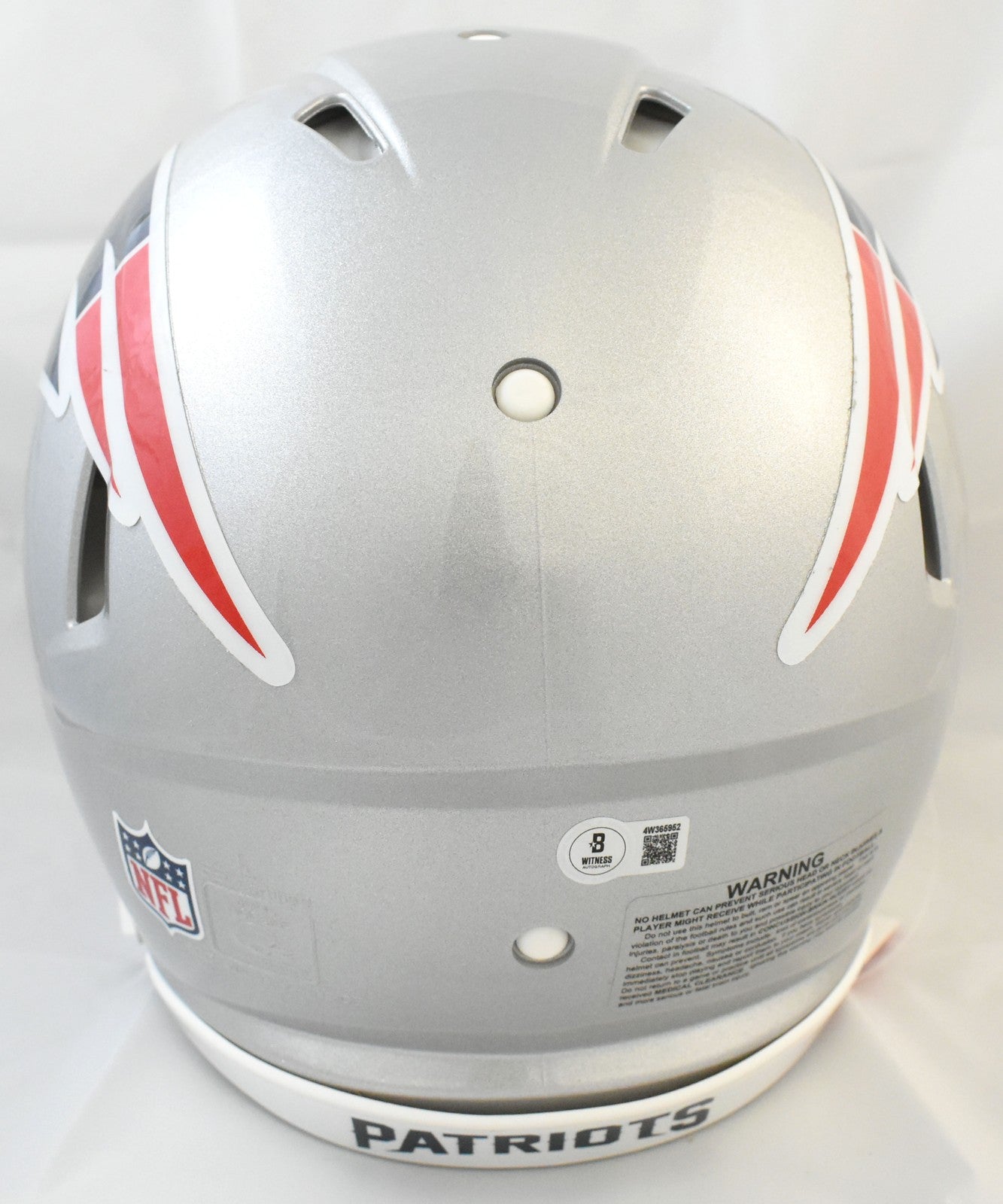 Kayshon Boutte Autographed New England Patriots Full Size Authentic Helmet