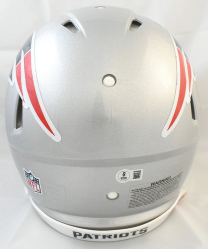 Kayshon Boutte Autographed New England Patriots Full Size Authentic Helmet