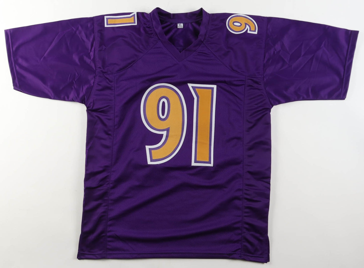 Trey Hendrickson Signed Baltimore Ravens Custom Purple Jersey