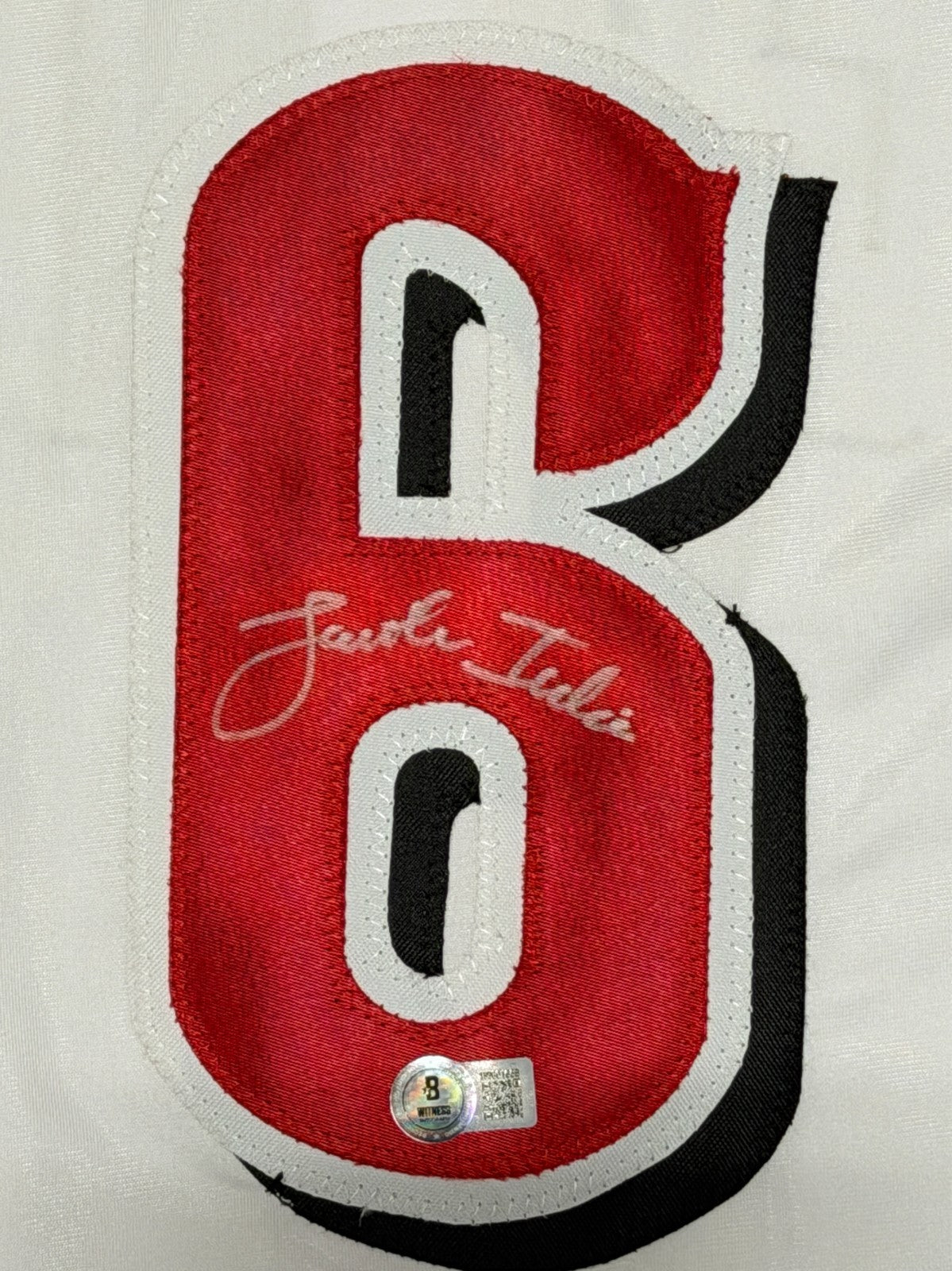 Jonathan India Signed Cincinnati Reds Custom Baseball Jersey Beckett COA