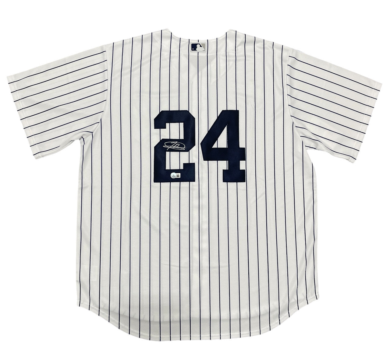 Jasson Dominguez Signed New York Yankees Nike Jersey Beckett Witness COA
