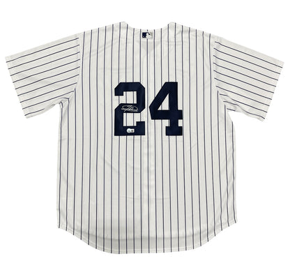 Jasson Dominguez Signed New York Yankees Nike Jersey Beckett Witness COA