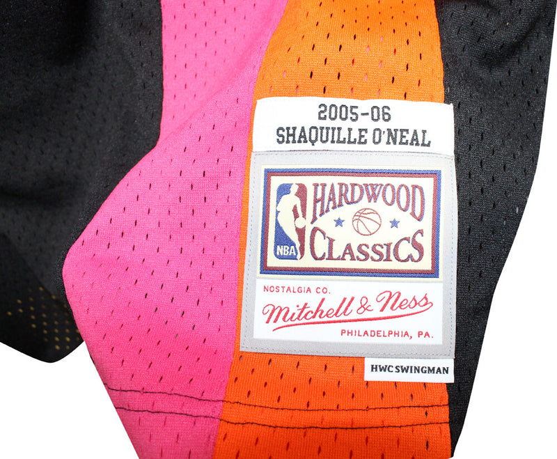 Shaquille O'Neal Signed Miami Heat Mitchell & Ness Swingman Jersey