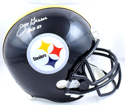 Joe Greene Signed Pittsburgh Steelers Full Size Helmet (HOF)