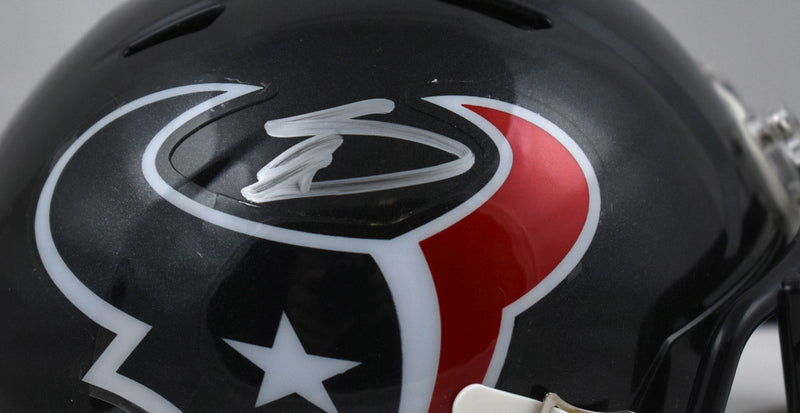Stefon Diggs Autographed Houston Texans Speed Mini Helmet