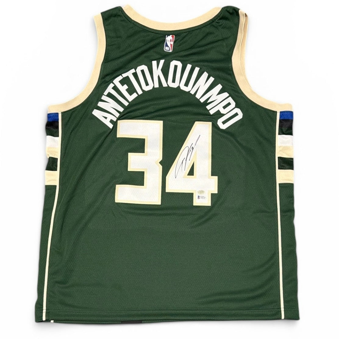Giannis Antetokounmpo Signed Milwaukee Bucks Nike Jersey