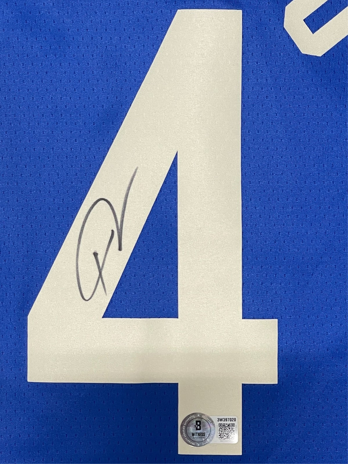 Giannis Antetokounmpo Signed Bucks Nike City Edition Jersey Beckett Witness