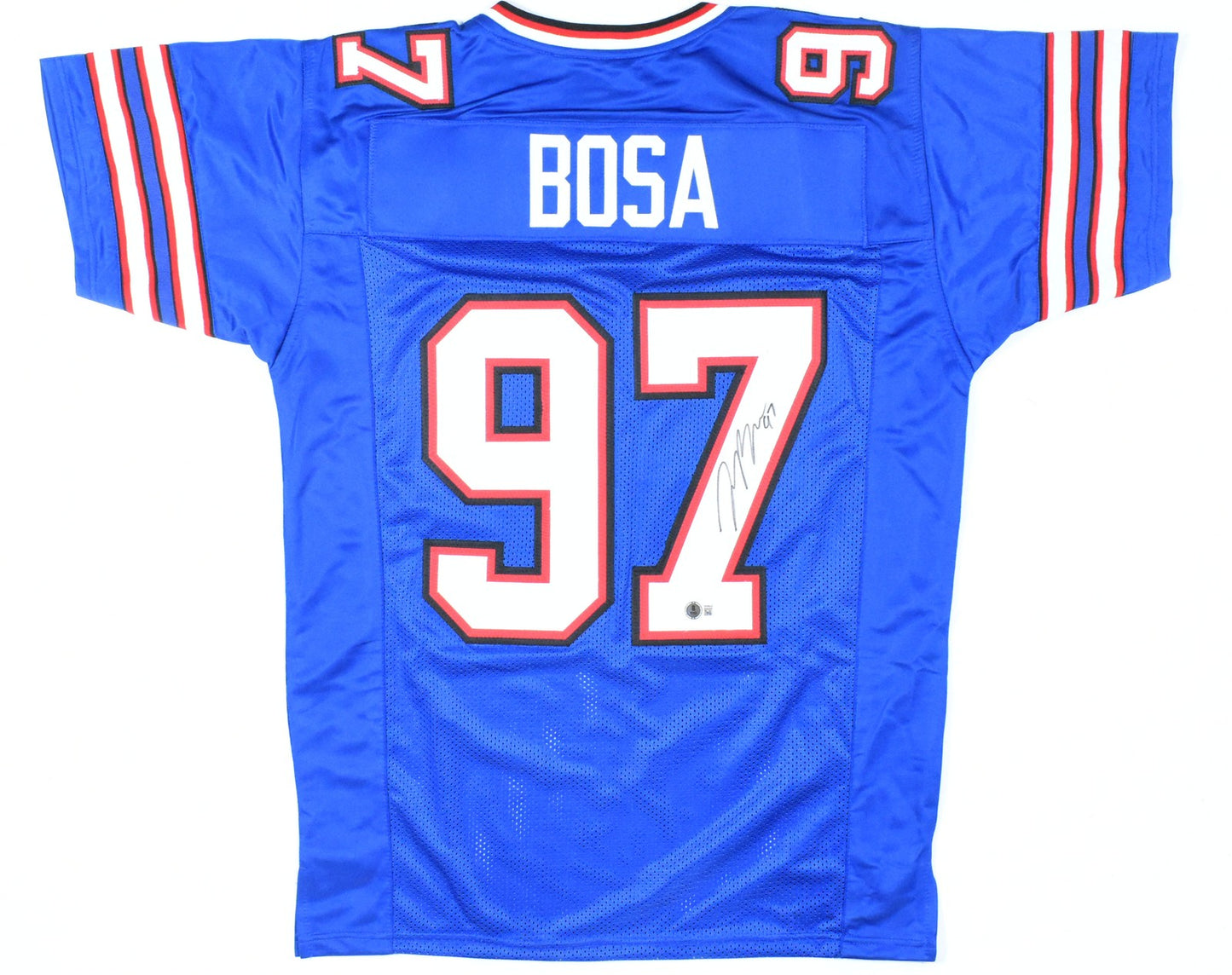 Joey Bosa Autographed Los Angeles Chargers Blue Custom Jersey