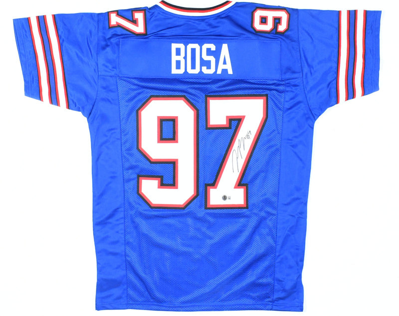 Joey Bosa Autographed Los Angeles Chargers Blue Custom Jersey