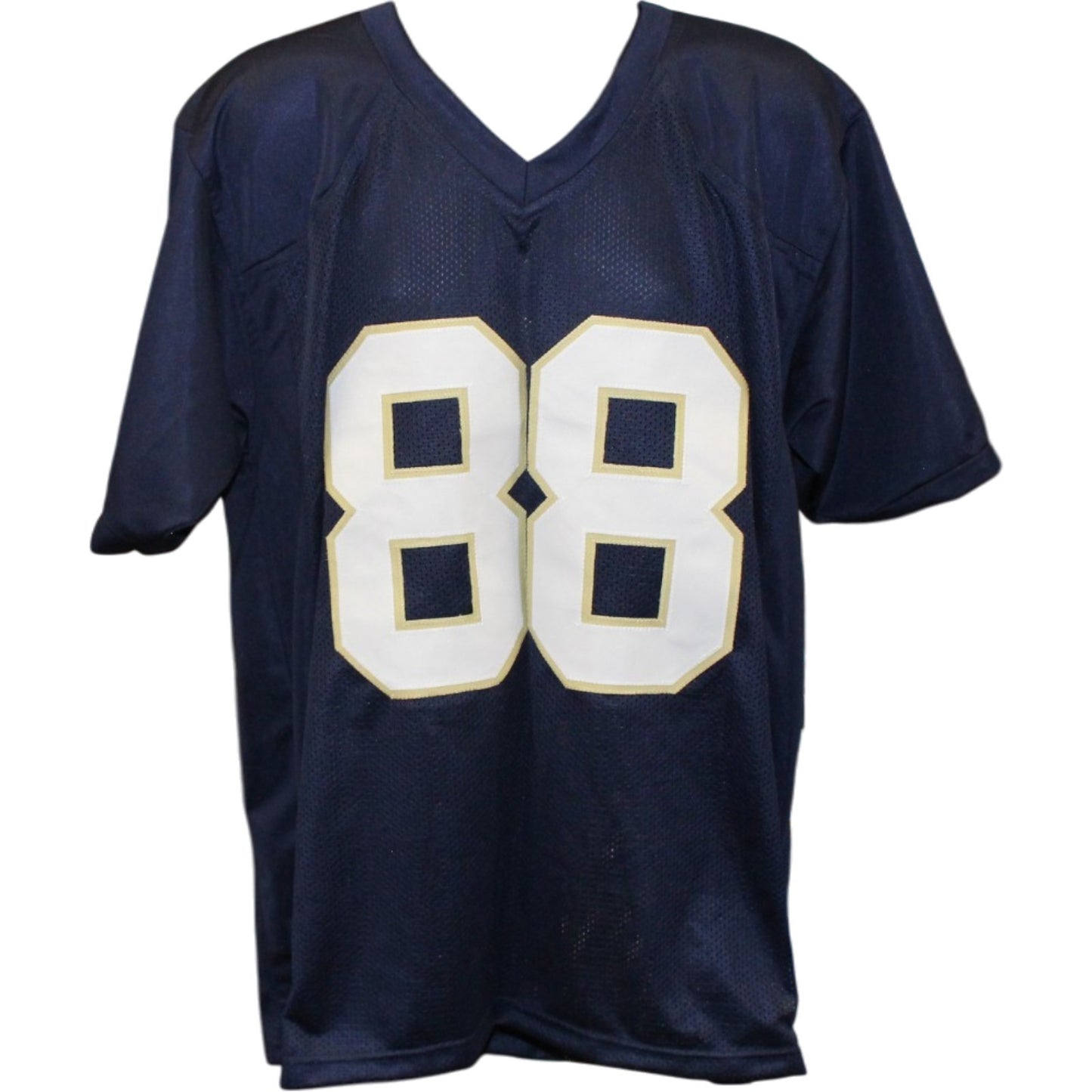 Lou Holtz Signed Blue Custom College Style Jersey