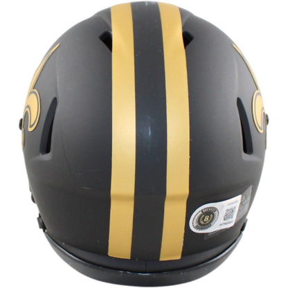 Drew Brees Signed New Orleans Saints Eclipse Mini Helmet