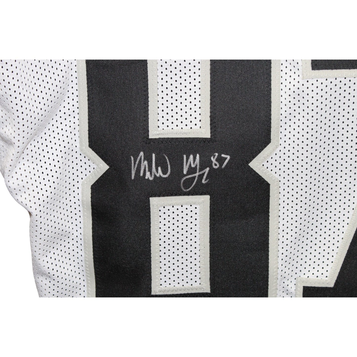 Michael Mayer Autographed Pro Style White Jersey (Beckett COA)