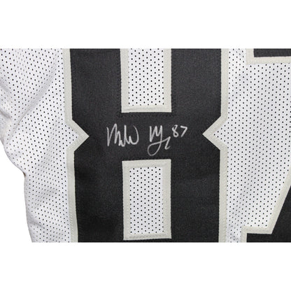 Michael Mayer Autographed Pro Style White Jersey (Beckett COA)
