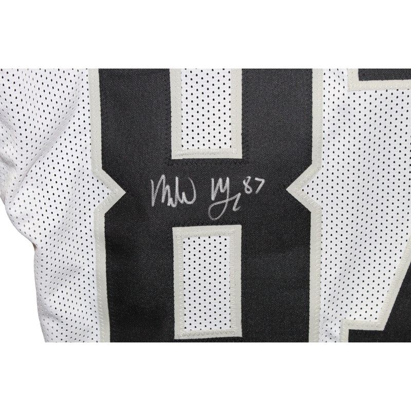 Michael Mayer Autographed Pro Style White Jersey (Beckett COA)