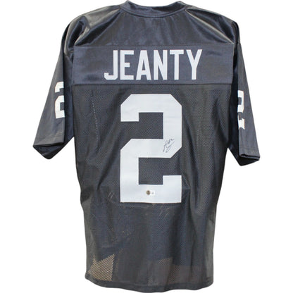 Ashton Jeanty Autographed Pro Style Custom Black Football Jersey
