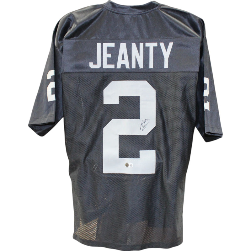 Ashton Jeanty Autographed Pro Style Custom Black Football Jersey