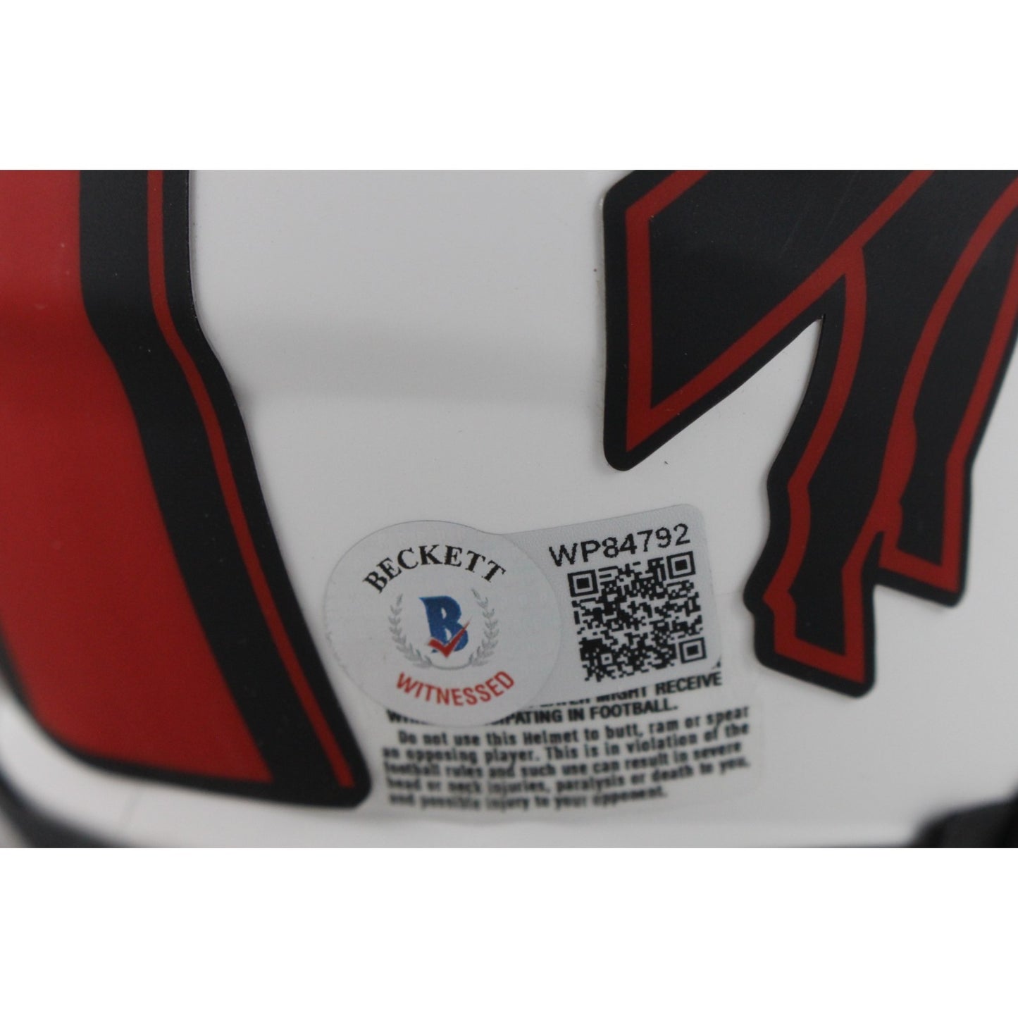 AJ Epenesa Buffalo Bills Autographed Lunar Mini Helmet