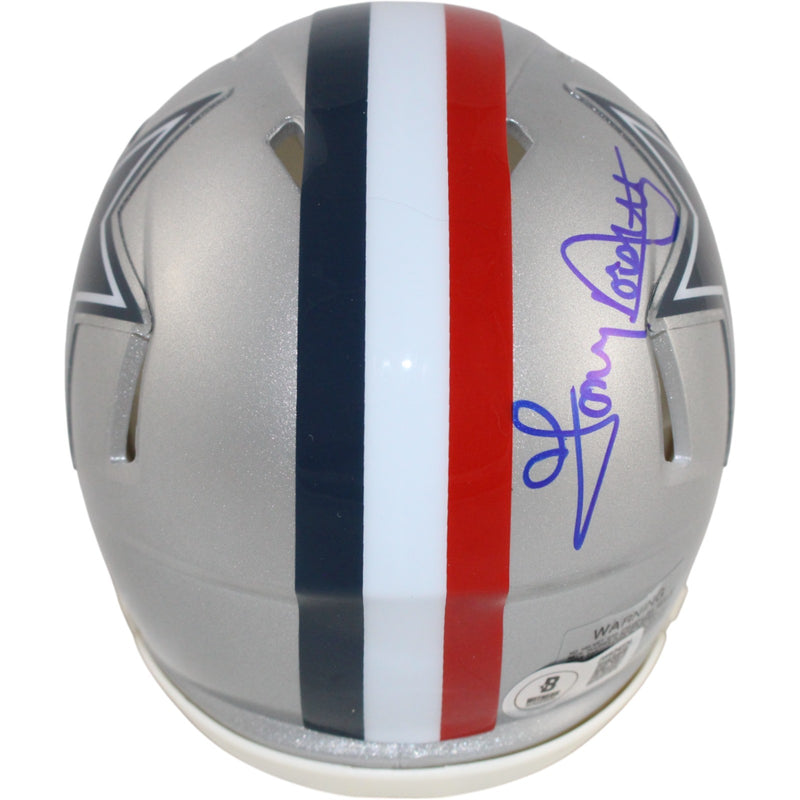 Tony Dorsett Autographed Dallas Cowboys 1976 Throwback Mini Helmet