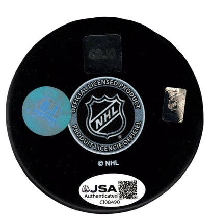 Aaron Ekblad Signed Florida Panthers Puck with "ROY 15" Inscription