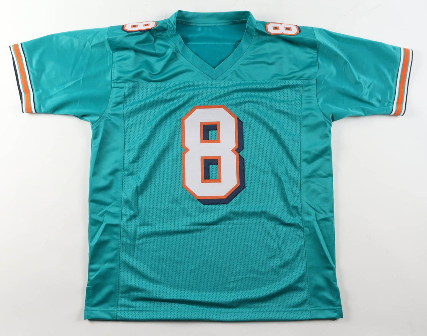 Daunte Culpepper Signed Miami Dolphins Teal Custom Jersey