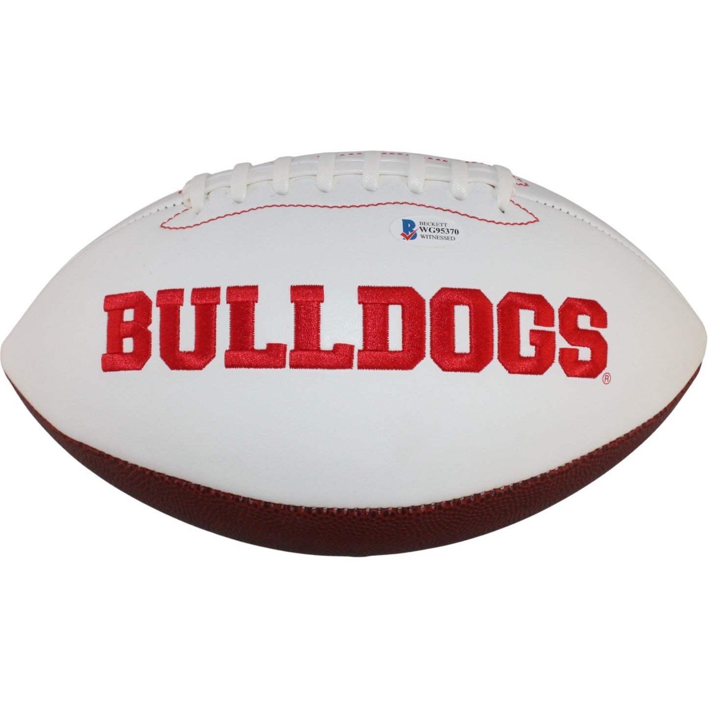Roquan Smith Autographed Georgia Bulldogs Logo Football