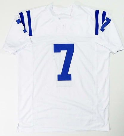 Jacoby Brissett Autographed White Custom Jersey