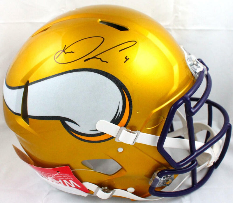 Dalvin Cook Signed Minnesota Vikings Full Size Flash Authentic Helmet
