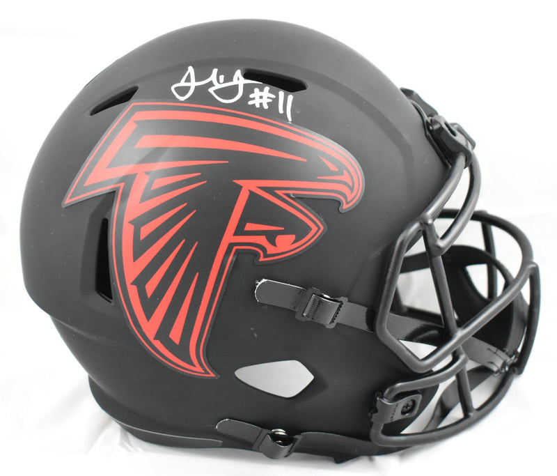 Julio Jones Signed Atlanta Falcons Full Size Eclipse Speed Helmet