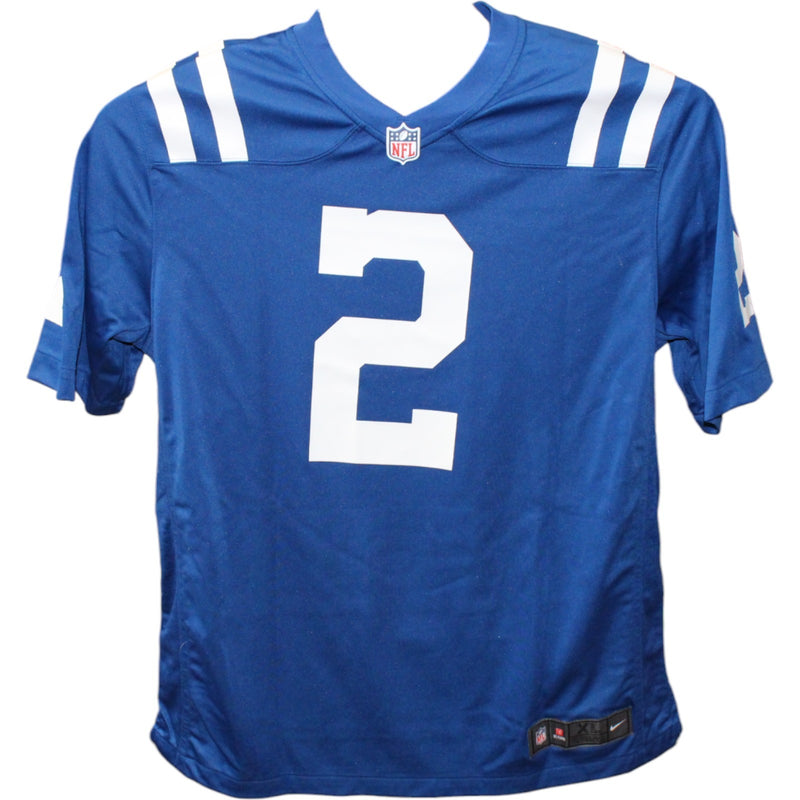 Carson Wentz Signed Indianapolis Colts Nike Blue Jersey