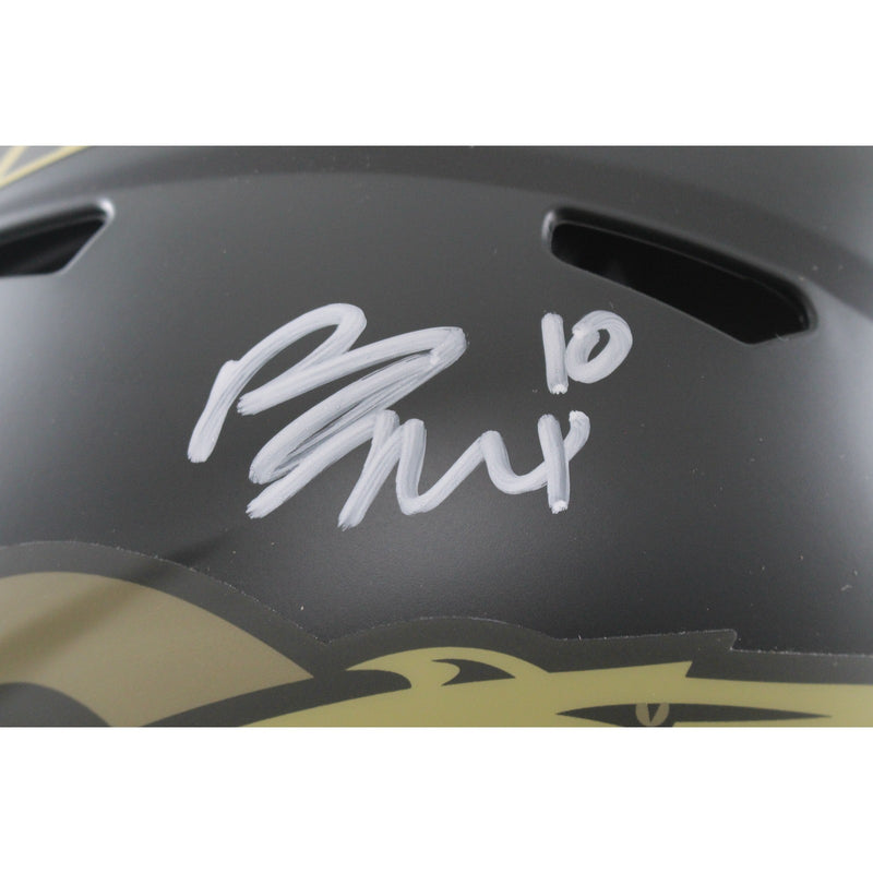 Bo Nix Autographed Denver Broncos 2025 Salute to Service Authentic Helmet
