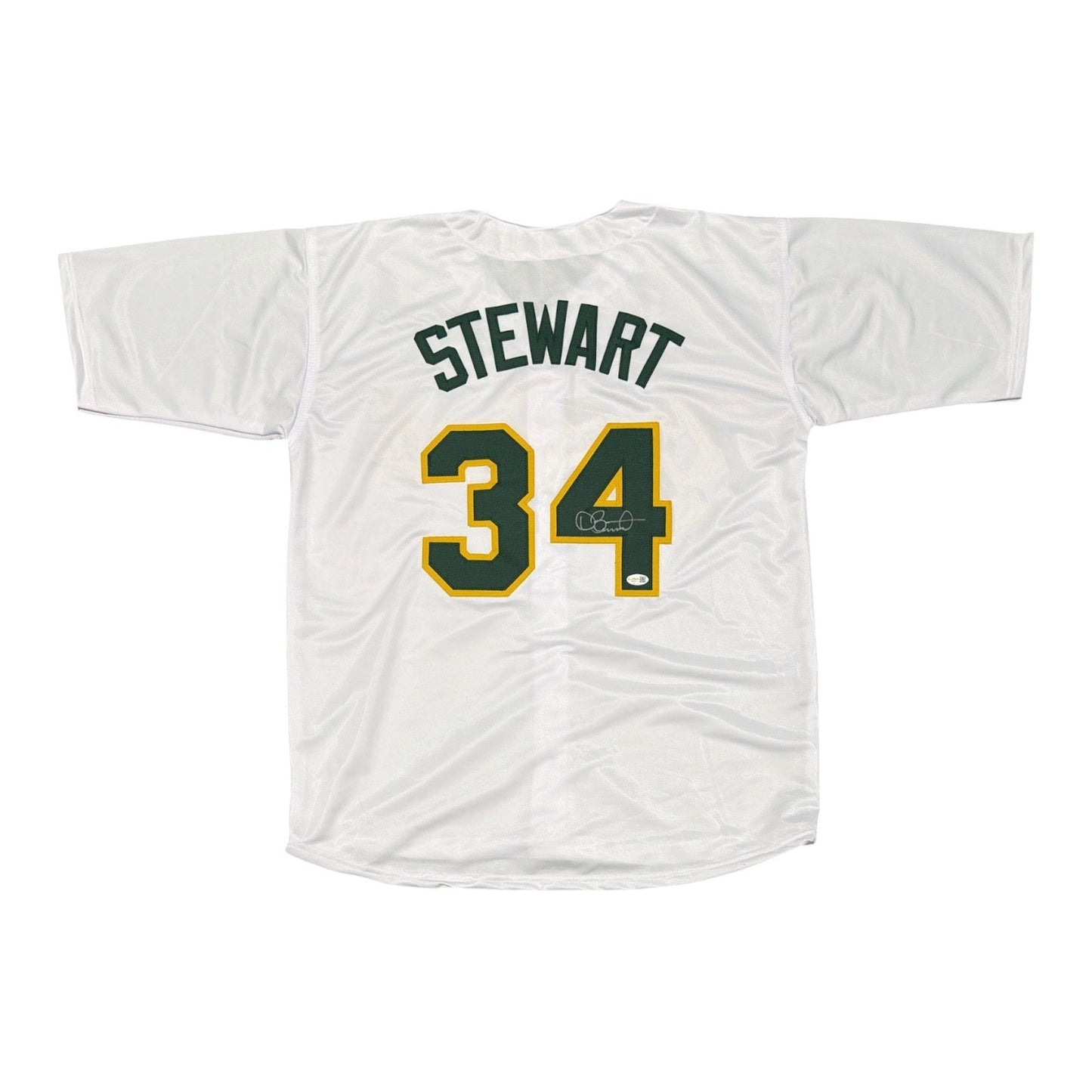 Dave Stewart Signed Oakland Athletics Custom Jersey