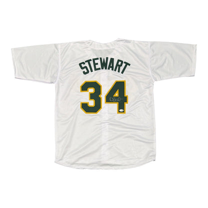 Dave Stewart Signed Oakland Athletics Custom Jersey