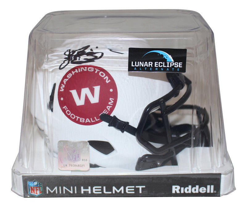 John Riggins Washington Football Team Signed Lunar Mini Helmet Beckett