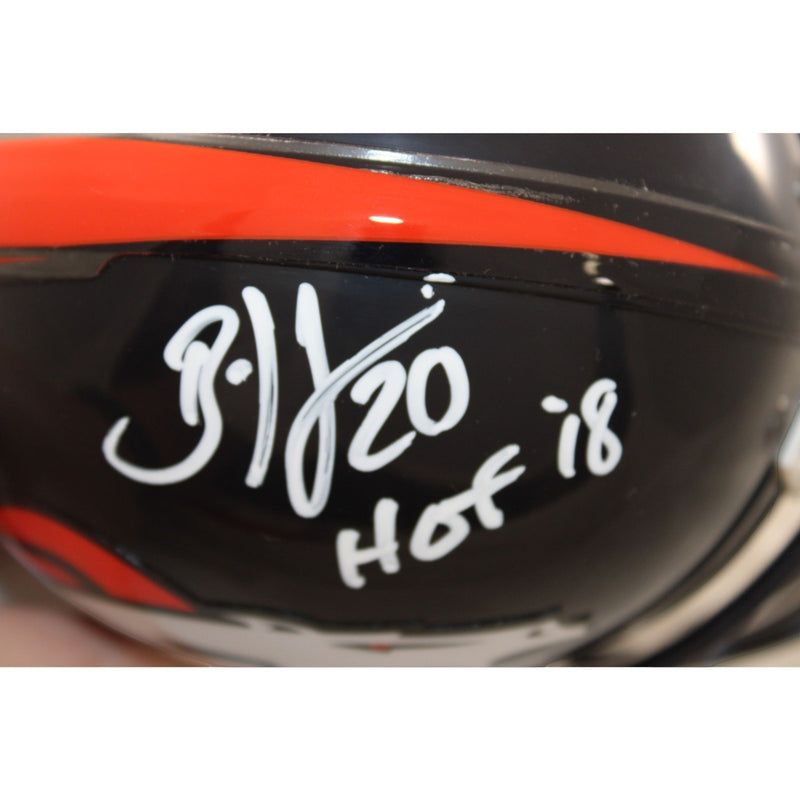 Brian Dawkins Signed Denver Broncos Mini Helmet - HOF 18