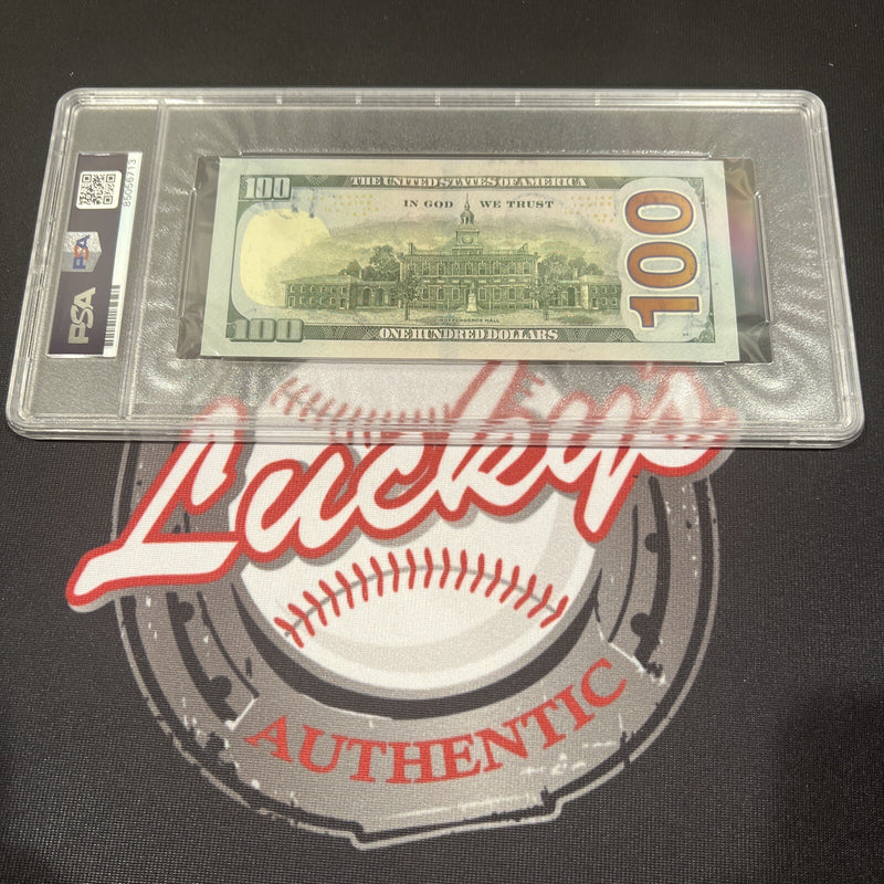 Floyd Mayweather Jr Signed $100 Bill US Currency 4 Inscriptions