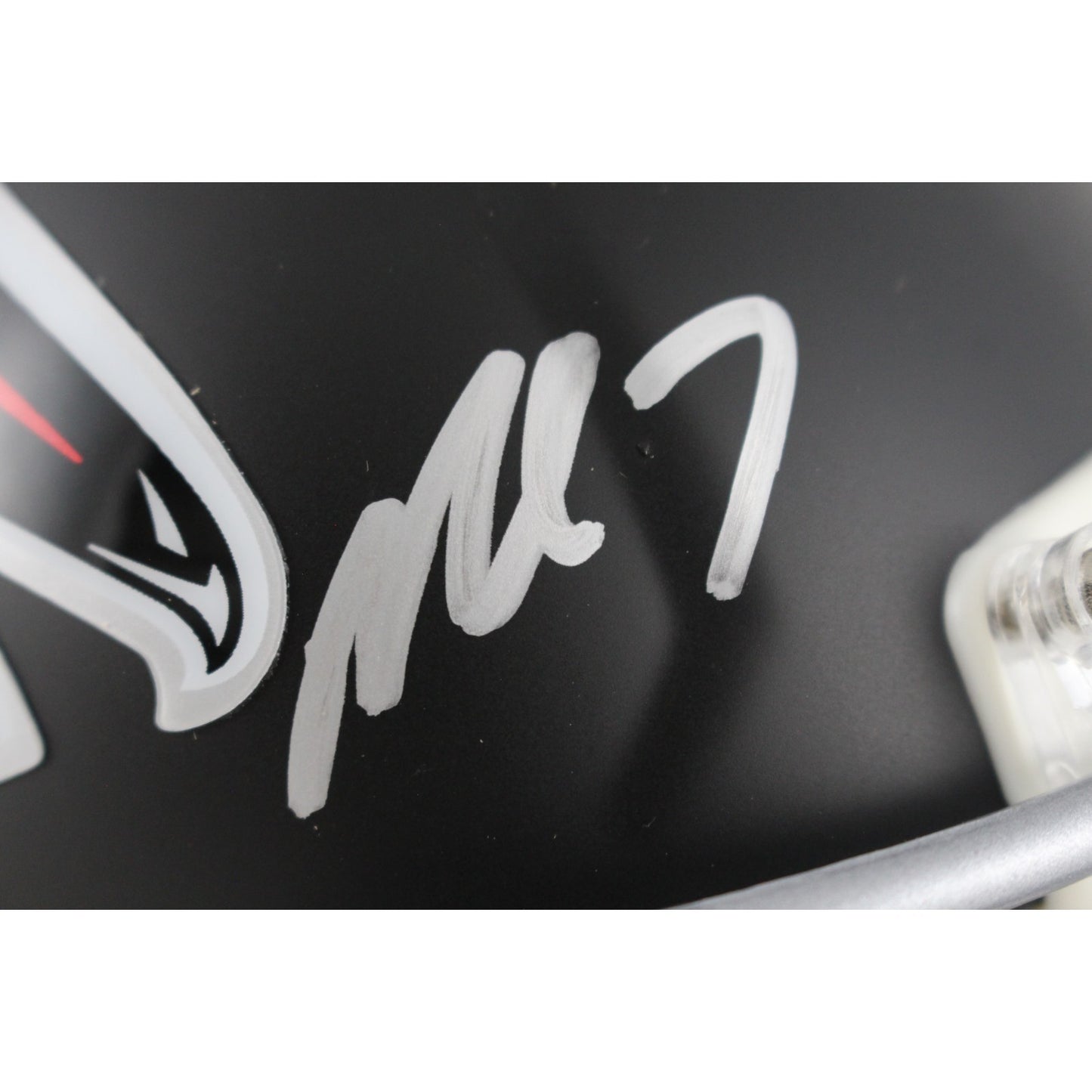 Michael Vick Atlanta Falcons Signed Speed Mini Helmet (Beckett Witness)