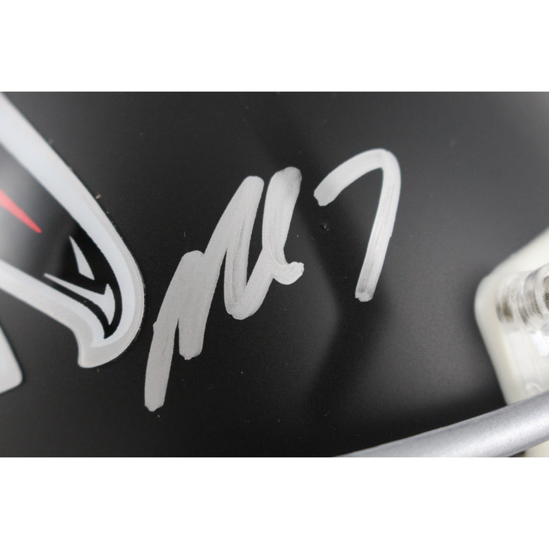 Michael Vick Atlanta Falcons Signed Speed Mini Helmet (Beckett Witness)
